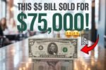 Rare $5 Bill With Double Serial Numbers Found in Cafe Tip Jar — Sold for $75,000